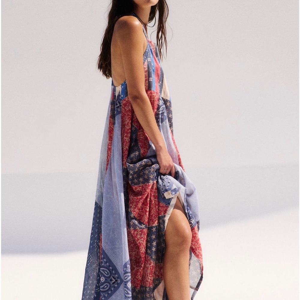 Free People Heritage maxi dress sz.small - Picture 4 of 7